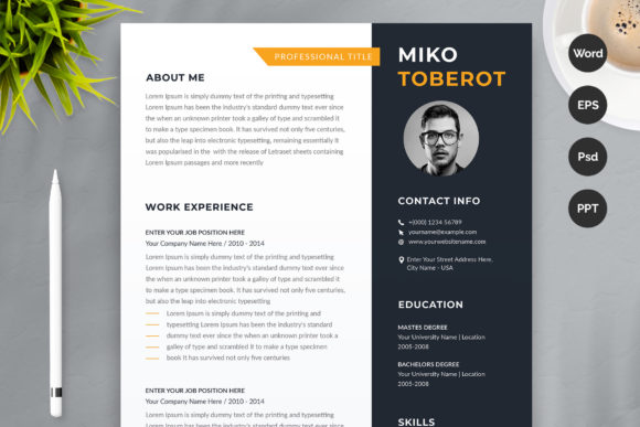 Download Minimal Resume / CV Template - Premium Bundle